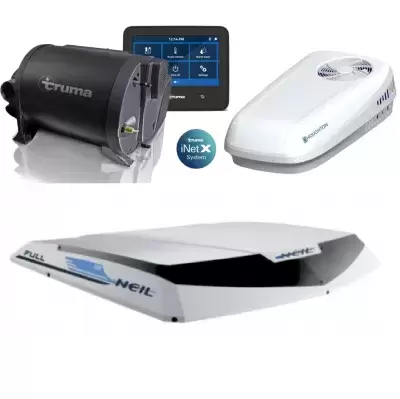 Equipos y accesorios para la climatización de autocaravanas y autocaravanas