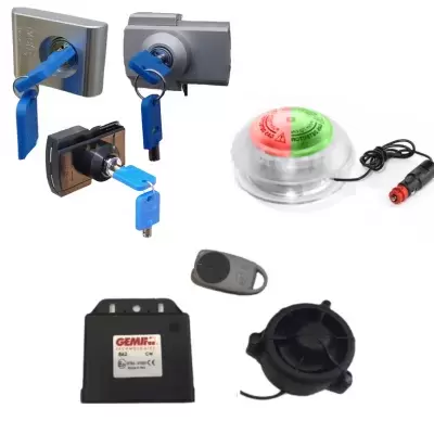 alarmas, cerraduras, detector de gas para autocaravana