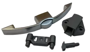 Cierre alargado completo para puertas de armarios de caravanas, autocaravanas y camper.