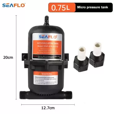 Vaso de expansión Seaflo 0.75L para autocaravanas y camper.
