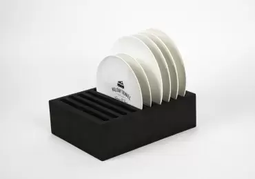 Organizador porta platos Camp4 para 10 platos 33x25x10 cm, caravanas, autocaravanas, camper y 4x4 overland.