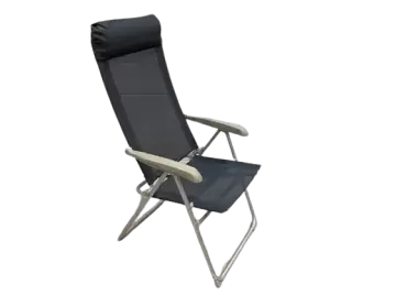 Silla de aluminio respaldo alto camping caravaning