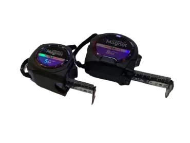 Flexómetro 5MT profesional Black Compact Magnet 5x25mm, alta calidad.