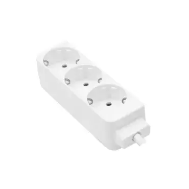 Alargadera base múltiple con 3 tomas 230v/16a cable 1.5 metros para usos múltiples. Ref. LU-1006