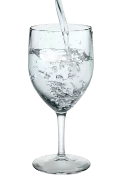 Copa/vaso para agua/vino 27cl policarbonato muy resistente. Apto para electrodomésticos.