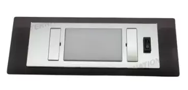 Plafon de techo TecnoLed rectangular 12v 12 Led de superficie caravana autocaravana camper 