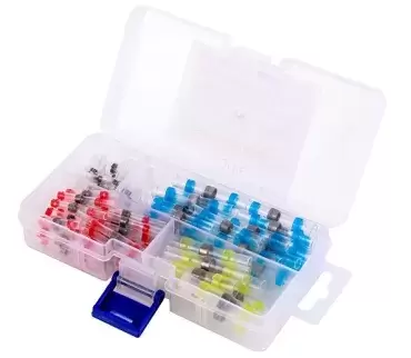  Estuche 50 unidades tubo de empalme aislados con estaño y termo retráctil.