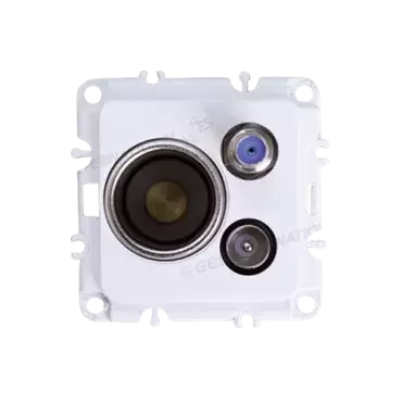 Multitoma televisión color blanca 