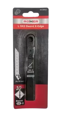 10 CUCHILLAS PARA CUTTER L 9x80 MM C125S xEDGE