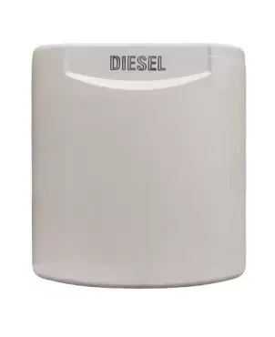 Bocana para diesel/gasoil con tapa blanca magnética para caravana, autocaravana y camper.