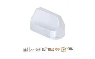 Antena MIMO POYNTING 5 en 1 Alto Rendimiento, Blanco, 2x LTE/5, 410-3800, 2x 2.4,5 GHz WiFi, GPS para caravanas, autocaravanas y camper.