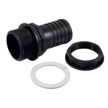 Conexión recta para depósito de agua 20 mm F1/2"