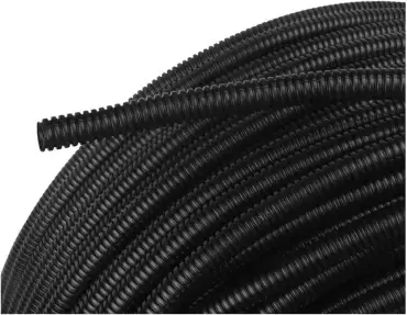 Tubo de instalación profesional coarrugado 7.5 mm, rollo de 50 metros.