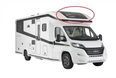 Recambio de oscurecedor y mosquitera para ventanas Dometic de autocaravanas perfiladas.