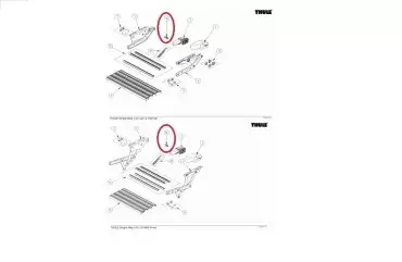 Recambio tornillo engranaje eje de motor para peldaño eléctrico Thule para autocaravana, caravana y camper