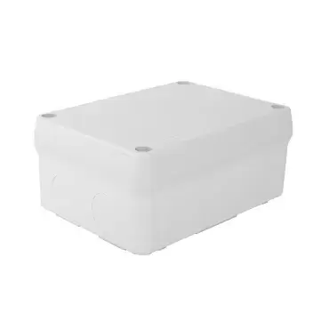Caja estanca ciega 153x110x65 mm IP55 multiusos para instalaciones en caravanas, autocaravanas y camper.