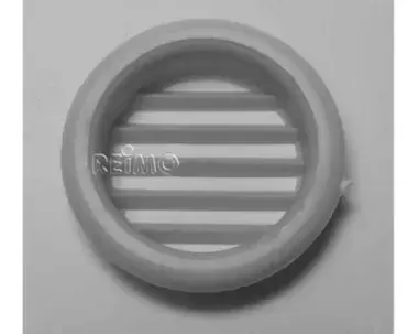 Rejilla de ventilación para muebles redonda de 32 mm color gris