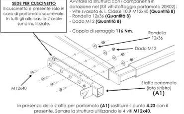 kit adicional de barras tipo hembra para instalación en bolas de enganche de autocaravanas.