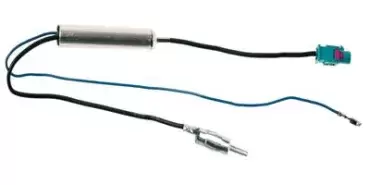 Telealimentador antena Fakra macho para equipos de música.