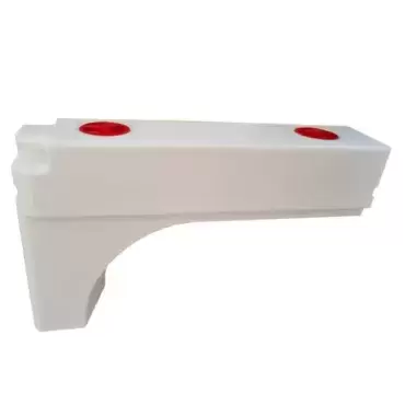 Depósito auxiliar camper 100 litros para paso de rueda con 2 tapones.