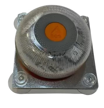 Soporte metálico universal para señal V16 especial autocaravanas y vehículos con paneles no metálicos.