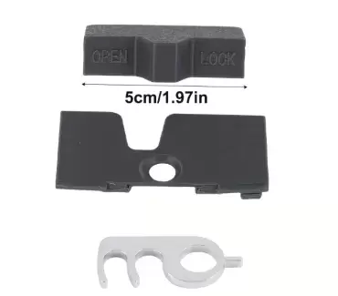 Recambio Cierre frigorífico compatible Dometic color GRIS caravana autocaravana camper.