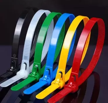 Pack  60 bridas de plástico reutilizables surtido de colores, ideal caravanas, autocaravanas y camper.