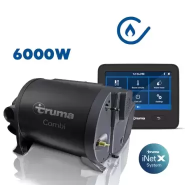 Calefacion y agua caliente Truma Combi 6 INET X PANEL caravana autocaravana camper 