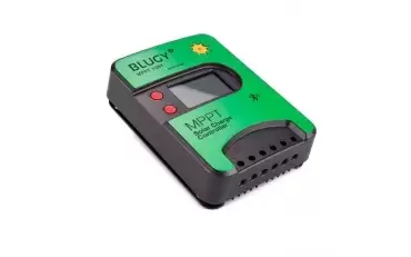 Regulador solar BLUGY 15 AH MPPT con aplicación al telefono movil, para placas solares de caravanas, autocaravanas y camper.
