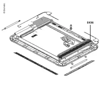 Recambio oscurecedor plisado para claraboya Dometic Heki 3 de caravanas, autocaravanas y camper.