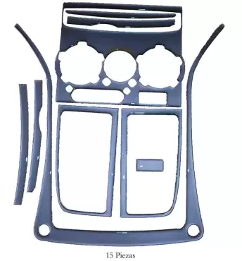 Kit dec salpicadero Fiat Ducato 03.2002>15pzs. plata
