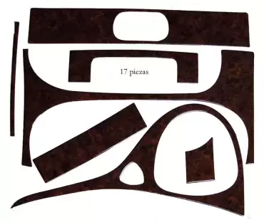 Kit dec. salpicadero Opel Vivaro 01/2007> 17pzs. madera
