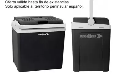 Nevera Termoelectrica BRUNER 12V 230V 28 litros camping caravaning
