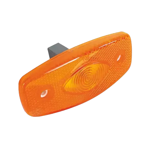 Piloto de posición lateral naranja con bombilla para autocaravana, caravana y camper