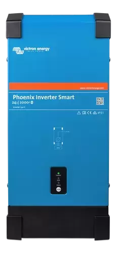 Inversor de corriente Victron Energy Phoenix Smart 12V 2000W con Bluetooth para autocaravanas y camper.