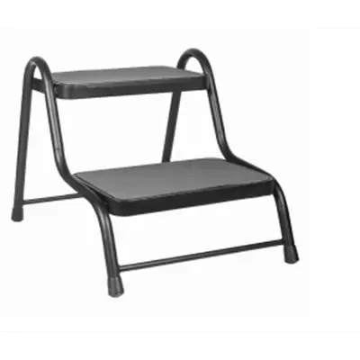 Peldaño escalón de entrada Doble color negro para caravanas, autocaravanas y camper.