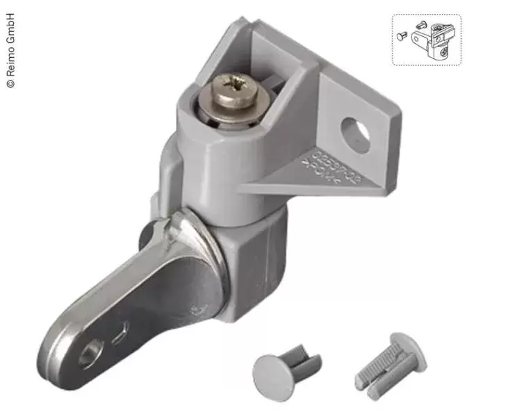 Articulacion pata izquierda toldo Fiamma F45, F45i,  F45TI, F1 -98655-054
