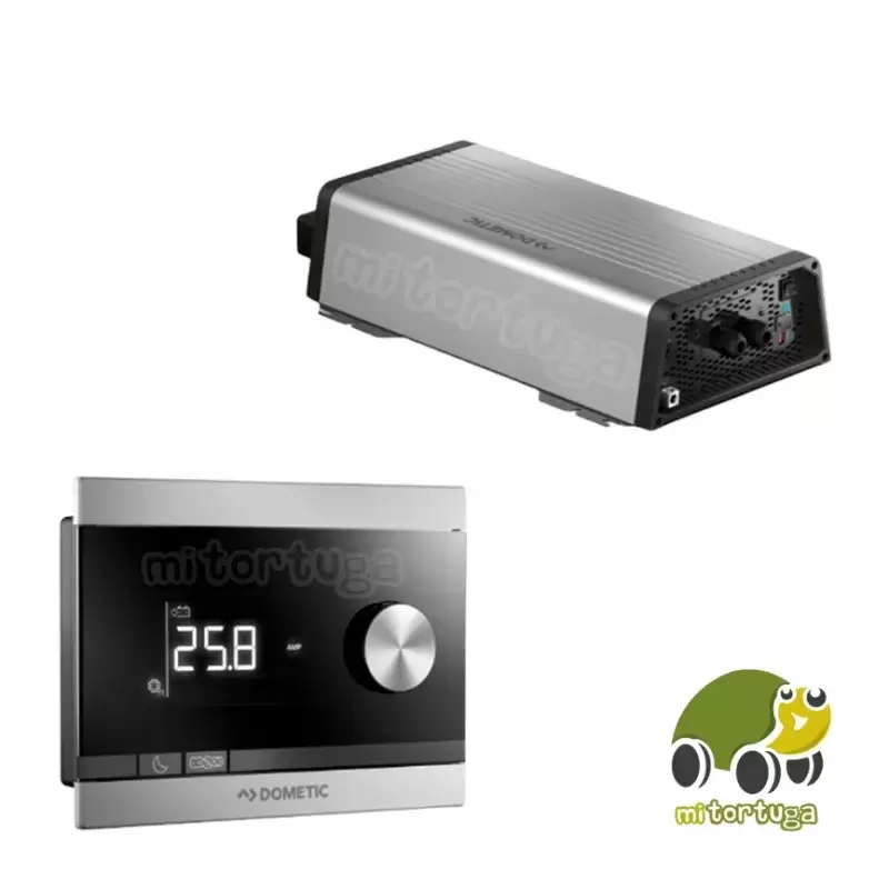 Inversor de corriente 1800W Dometic SinePower DSP 1812T con display de control incluido.
