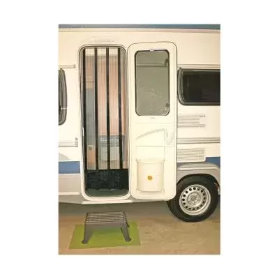 Cortina mosquitera puerta entrada 185x56cm caravana autocaravana camper