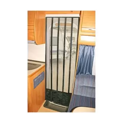Cortina mosquitera puerta entrada 185x56cm caravana autocaravana camper