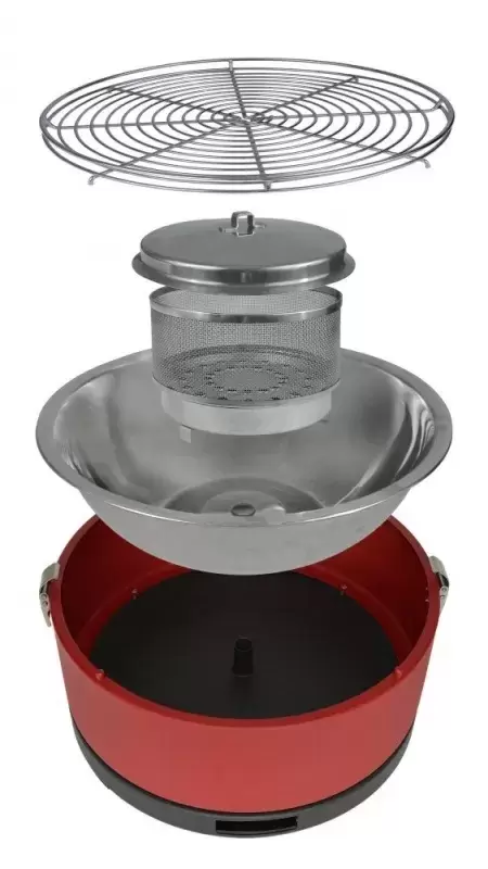 Barbacoa carbon Vesubio Lottuss Grill caravaning