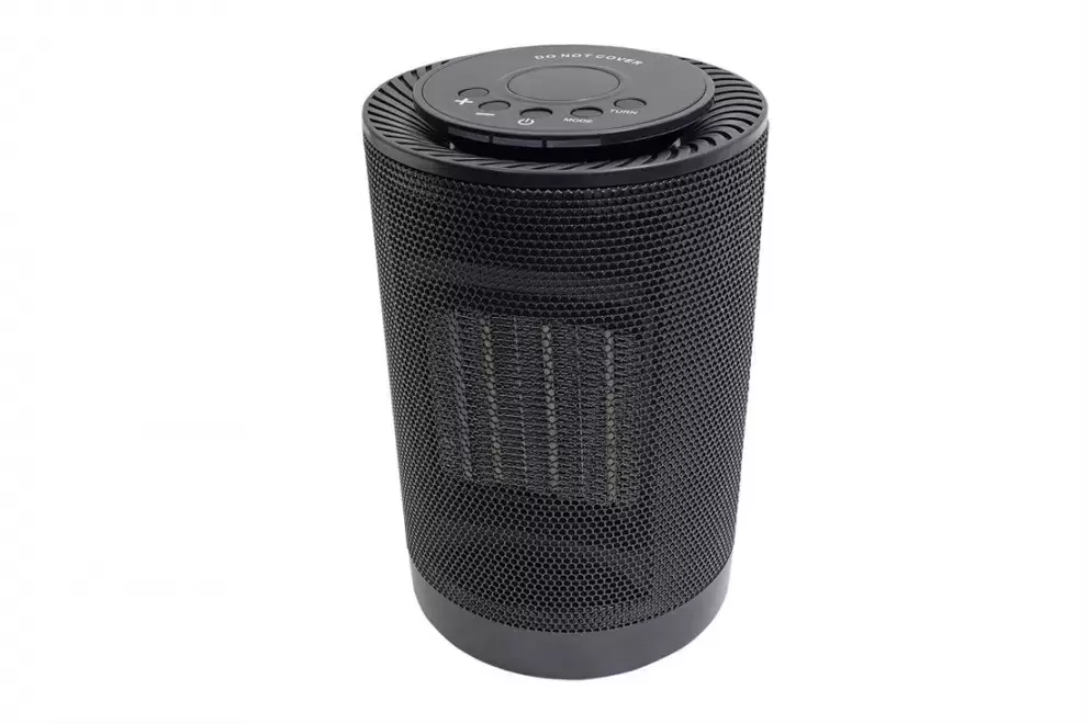 Calentador cerámico giratorio 220V  600/1200W camping caravaning overland.