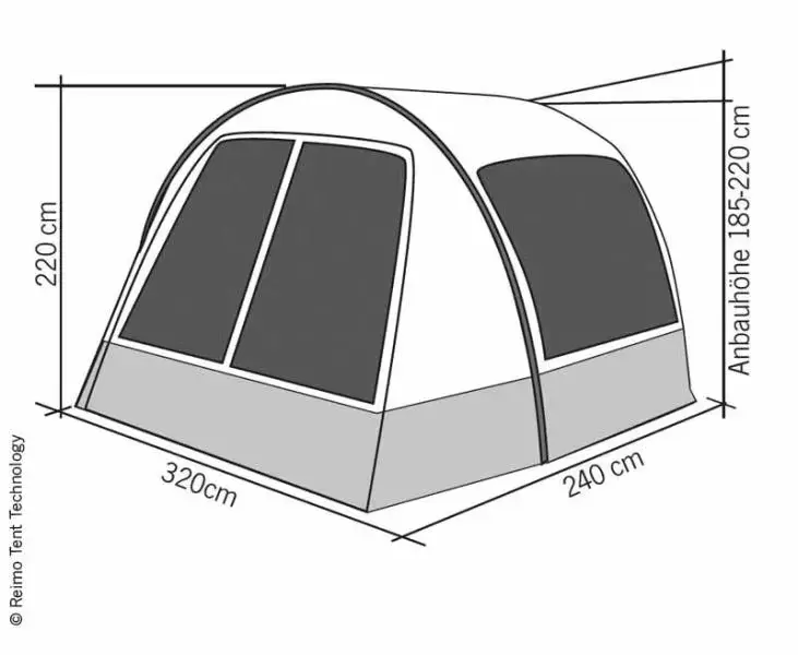Avance y toldo 2 en 1 para caravanas, autocaravanas y camper
