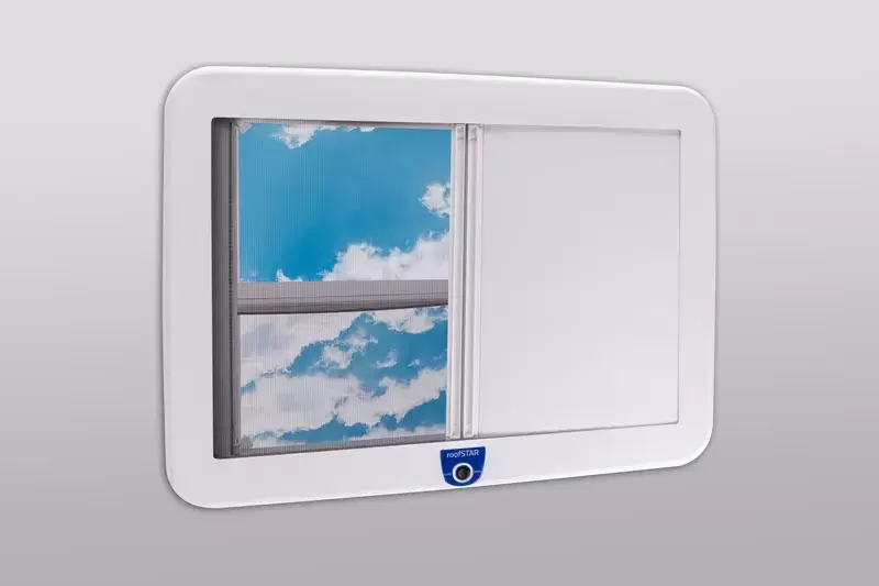 Claraboya 700x500 Roofstar 7 ultra plana para caravanas, autocaravanas y camper.