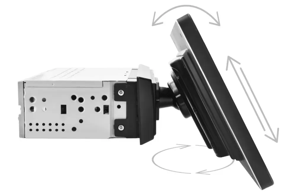 Equipo de música multimedia 1 Din  Apple CarPlay y Android Auto inalámbricos pantalla táctil  10.1″ para autocaravanas y camper.