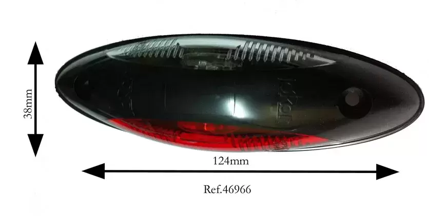 luz de galibo trasero con led
