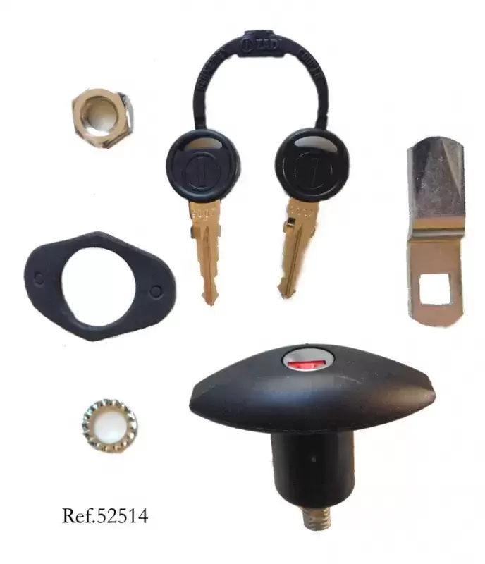 Cerradura para arcon negra Ref.52514