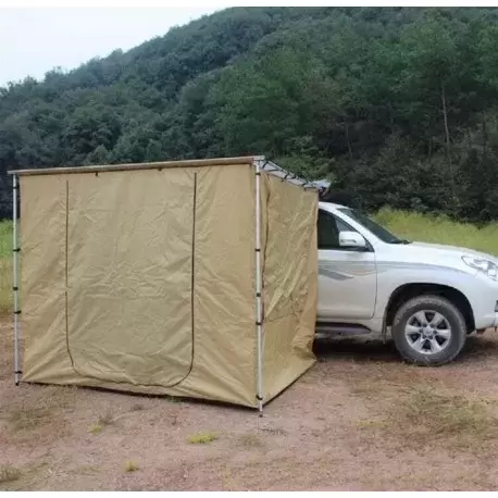 Cerramiento para toldo tipo 4x4 overland de 2 x 2.5 metros con suelo interior.
