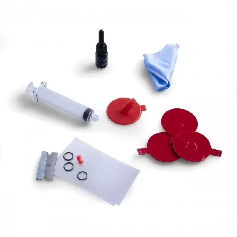 Kit para reparar / renovar el cristal, permite la eliminación de arañazos profundos, grietas y pequeñas roturas.