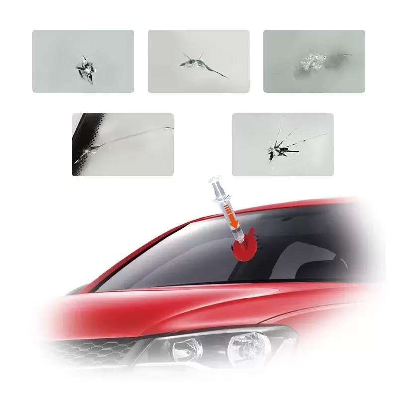 Kit para reparar / renovar el cristal, permite la eliminación de arañazos profundos, grietas y pequeñas roturas.